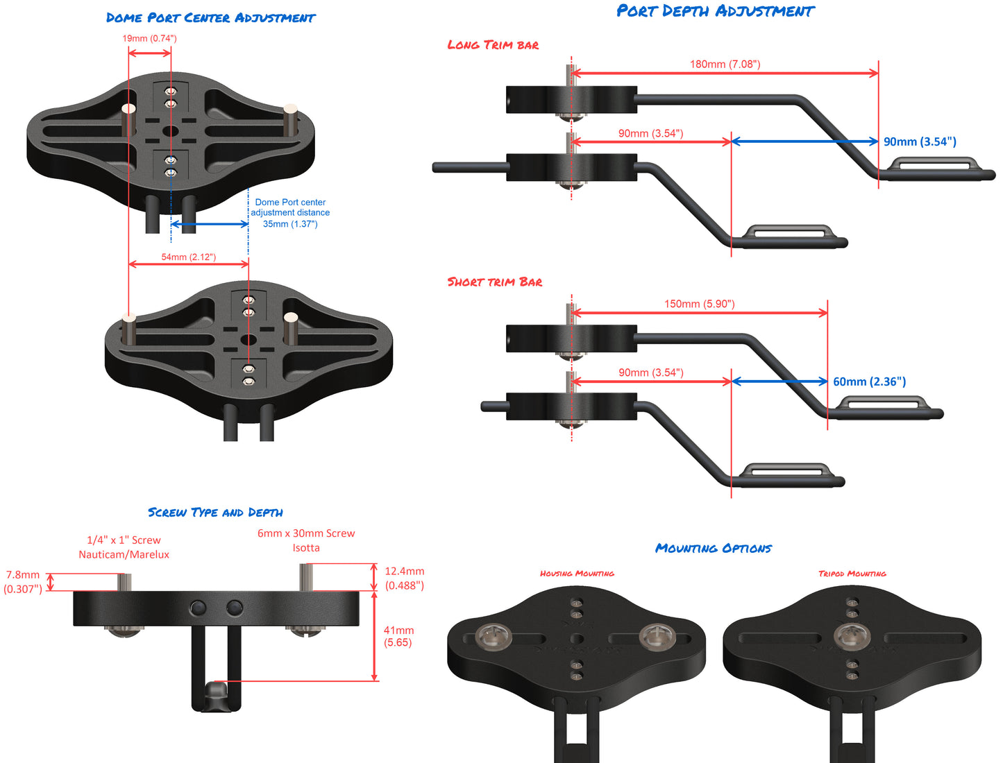 Dome Port Trim Plate