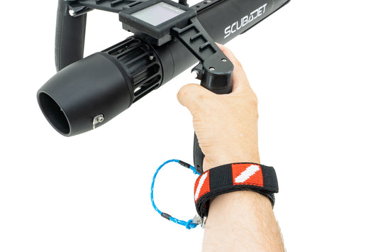 Scubajet Handle Protector with wrist strap.