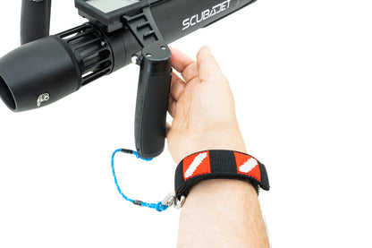 Scubajet Handle Protector with wrist strap.